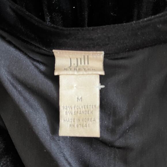 Black Velvet Velour Cardigan Wmn’s M Witchy WhimsyGoth Emo Romantic Grunge - Picture 7 of 8